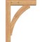 Ekena Millwork Thorton Block Smooth Bracket w/ Offset Brace, Western Red Cedar, 5 1/2"W x 22"D x 30"H BKT0604X22X30THR05SWR - alternate 2